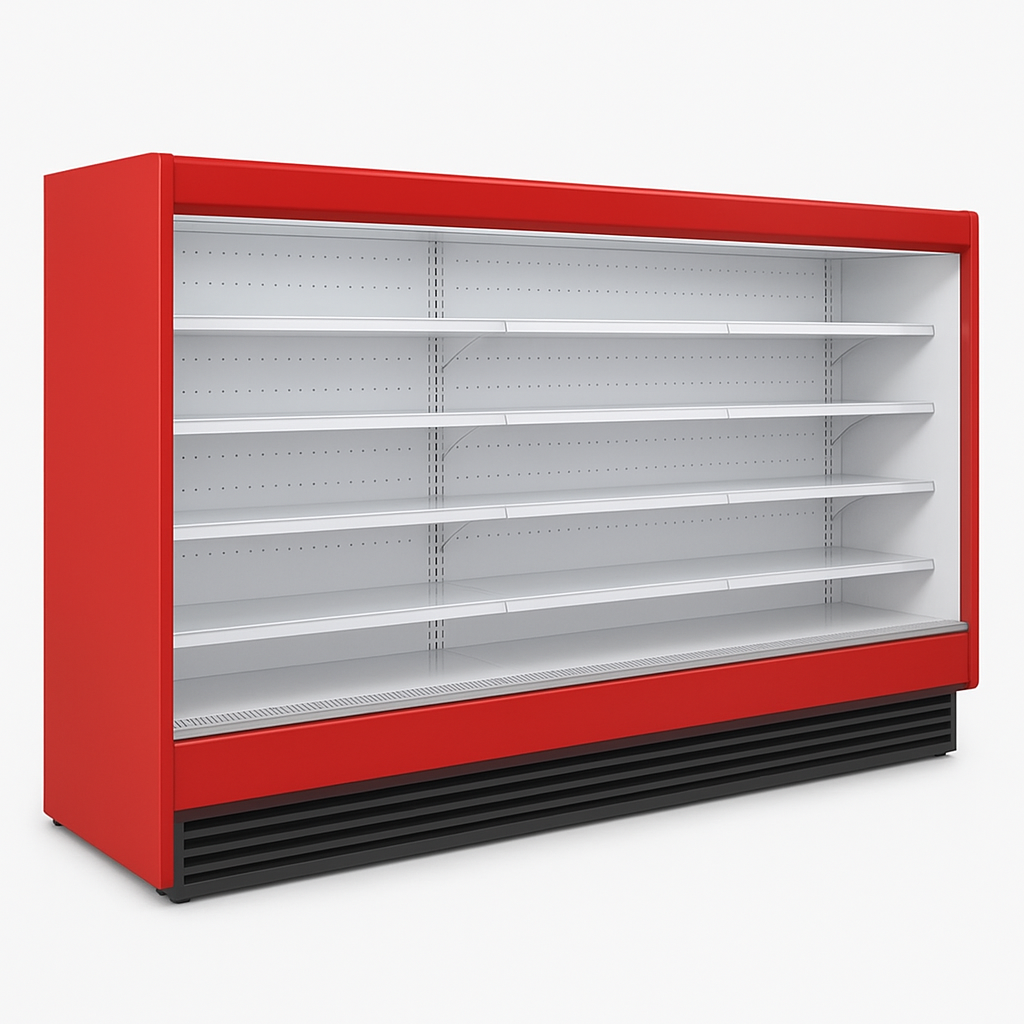 air curtain refrigerator 2 ثلاجات الستائر الهوائية للسوبرماركت - تصویر 1