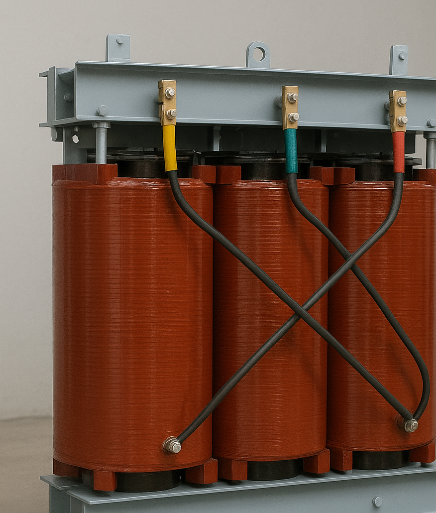 Vacuum impregnated transformer محول مبروم بالفراغ والضغط (VPI) - تصویر 1
