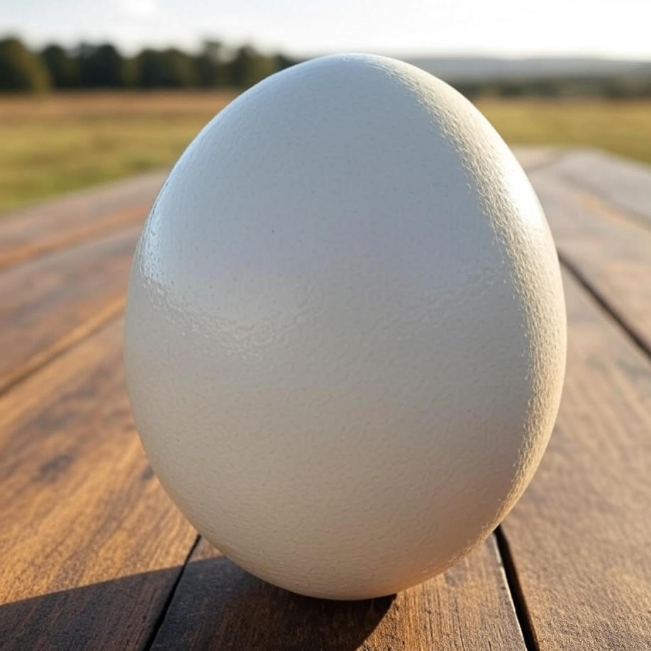 Ostrich egg بيض النعام - تصویر 1