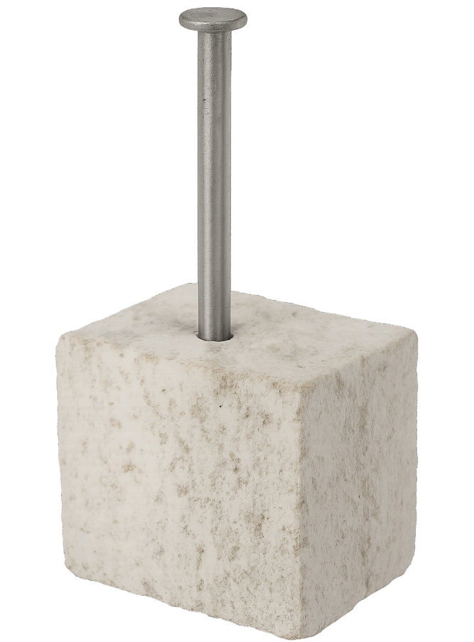 concrete nail مسامير البناء أو مسامير الخرسانة - تصویر 1