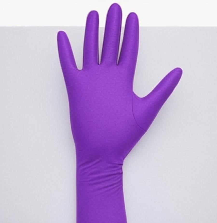 nitrile glove قفازات النتريل - تصویر 1