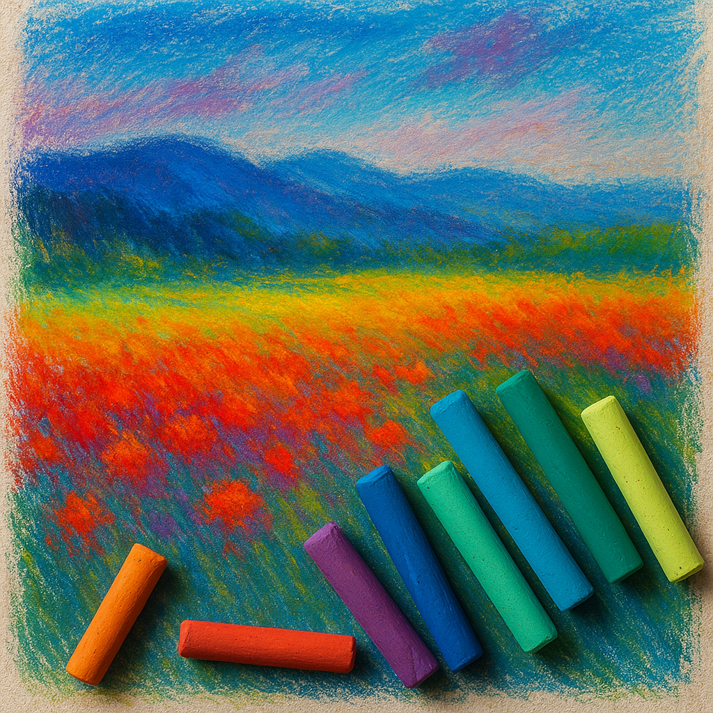 pastel art paint1 ألوان الباستيل الفنية - تصویر 1