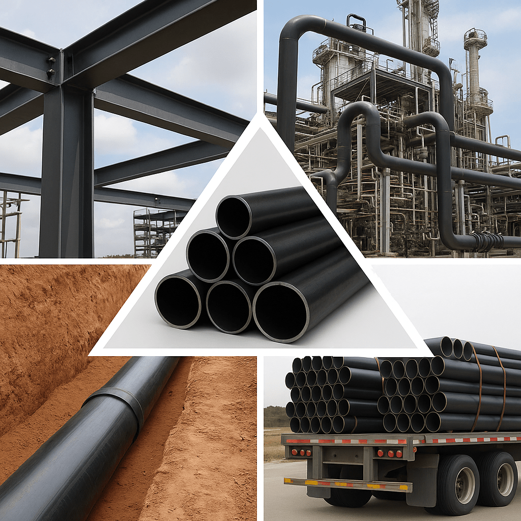 black steel pipe أنابيب الصلب الأسود - تصویر 1