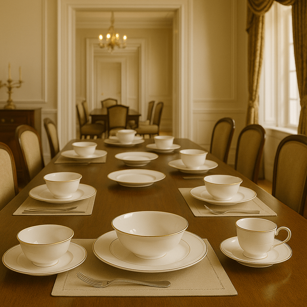 bone china tableware أواني الطعام من بون شاينا - تصویر 1
