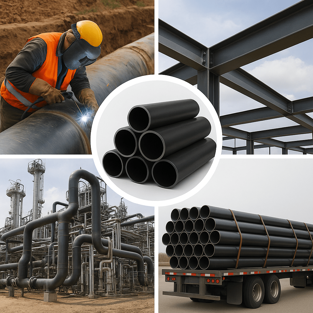 carbon steel pipe أنابيب الصلب الكربوني - تصویر 1