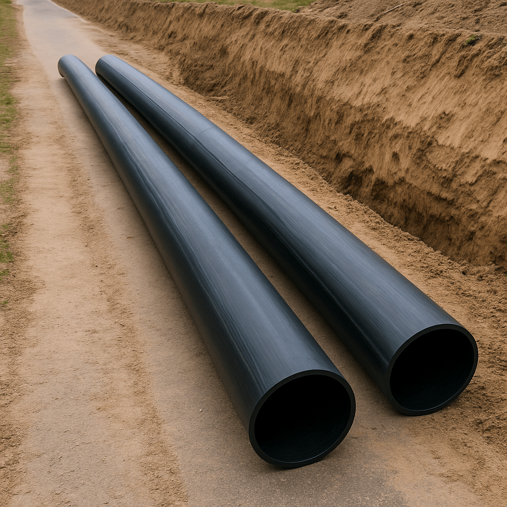 polyethylene irrigation pipes-min أنابيب الري من البولي إيثيلين عالي الكثافة - تصویر 1