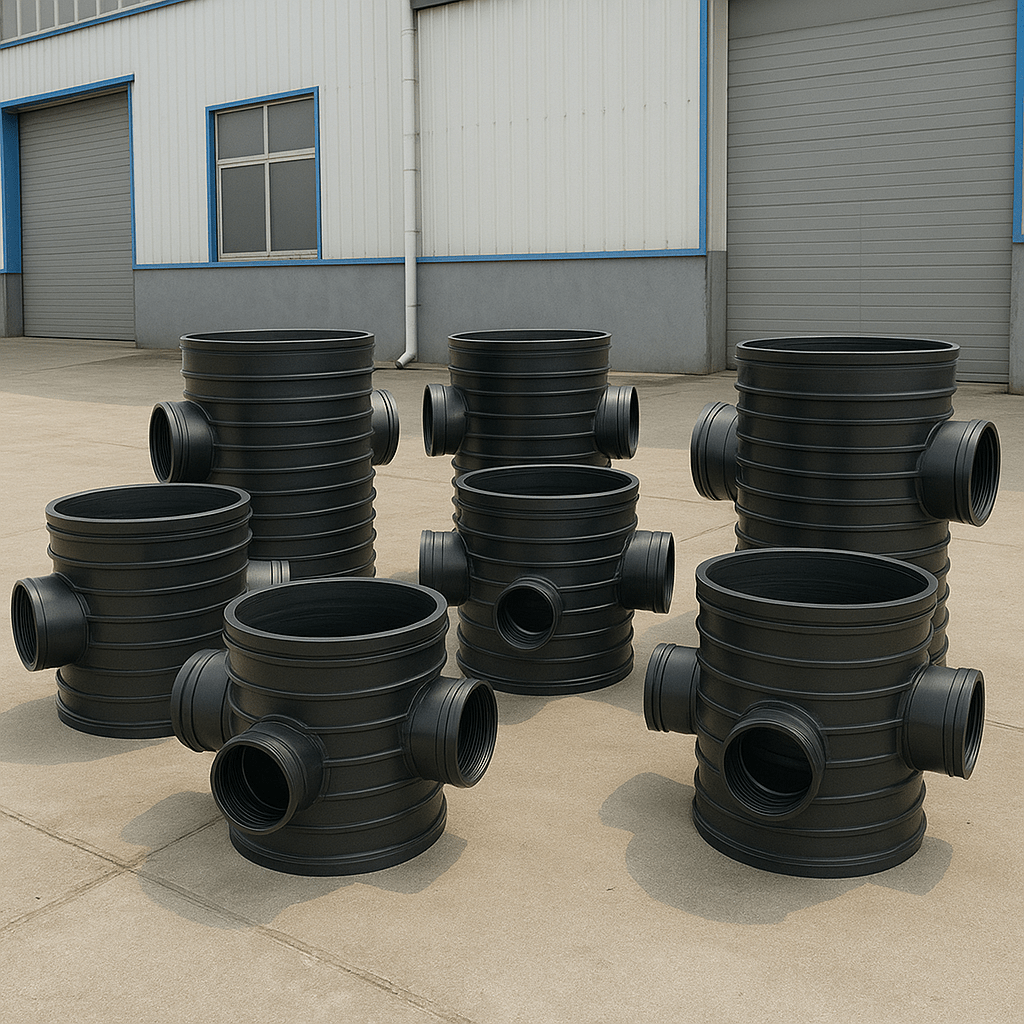 polyethylene manhole فتحات تفتيش HDPE - تصویر 1