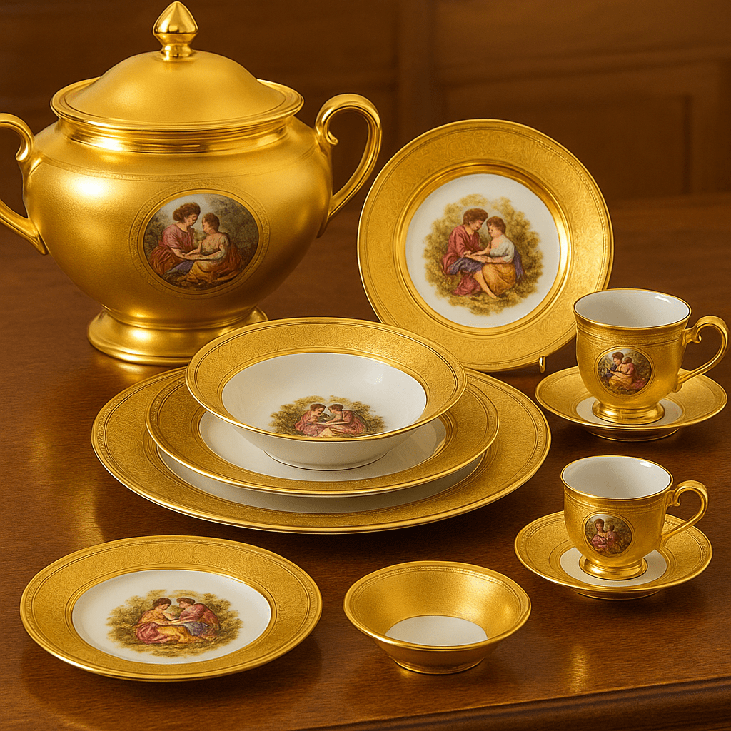 porcelain dinnerware أواني الطعام من البورسلين - تصویر 1