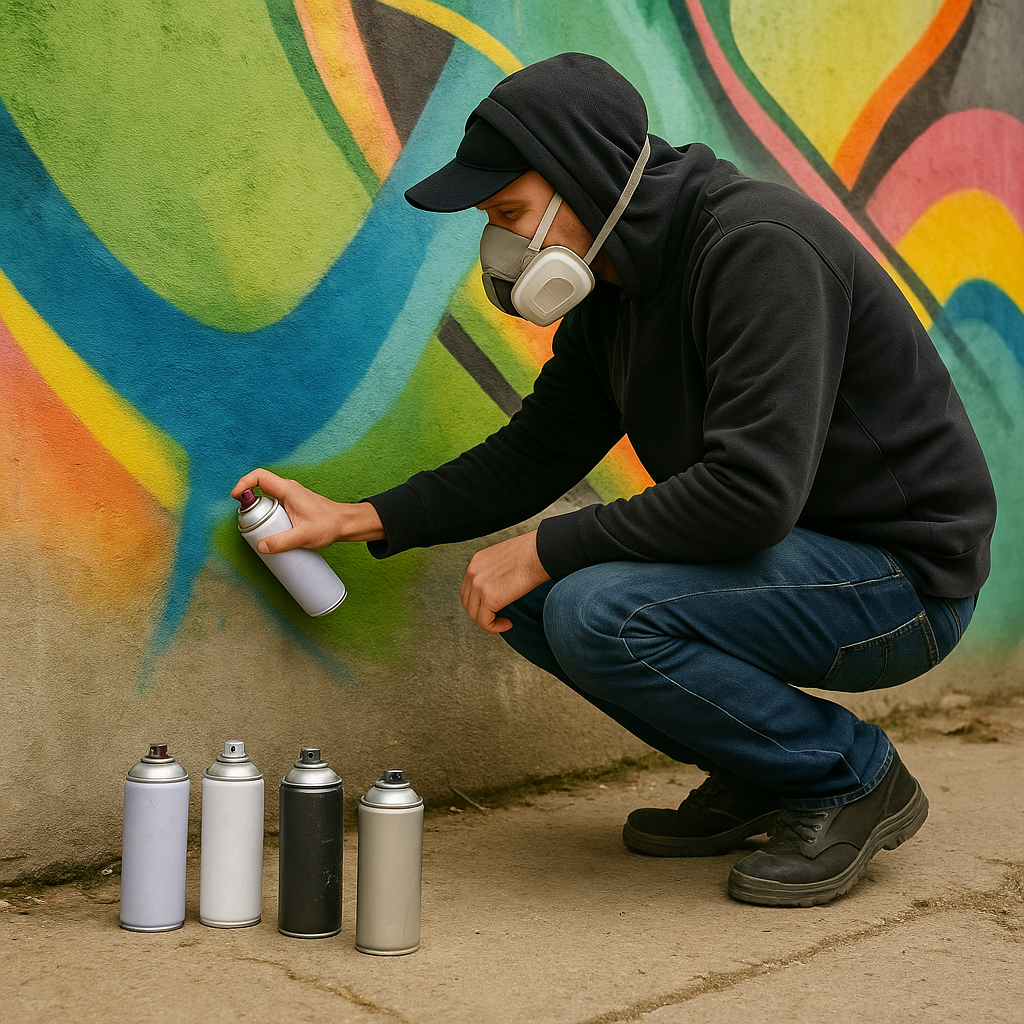 spray art paint1 ألوان الرش الفنية - تصویر 1
