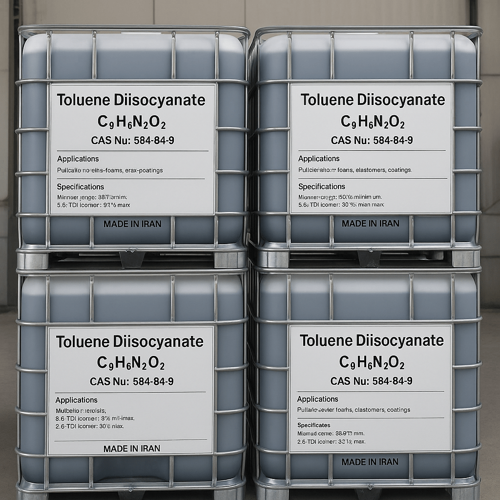 toluene diisocyanat ولوين دايسوسيانات (TDI) - تصویر 1