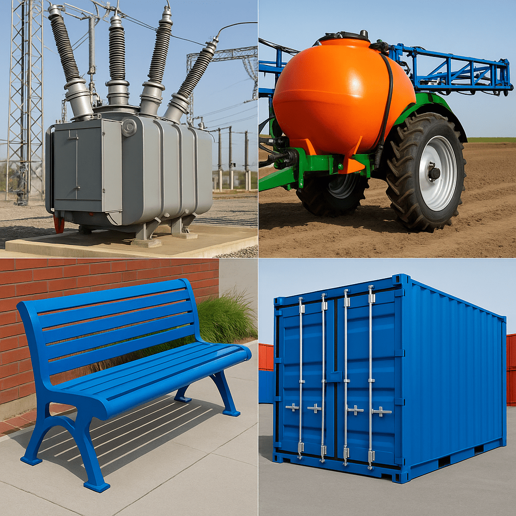 UV resistant epoxy powder coating طلاء بودرة إيبوكسية مقاومة للأشعة فوق البنفسجية - تصویر 1