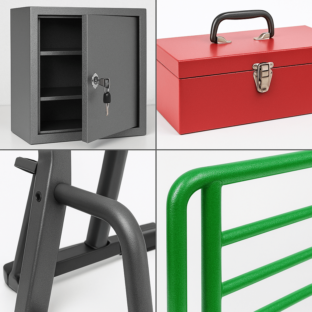 hammer tone powder coating دهان بودرة بتأثير المطرقة - تصویر 1
