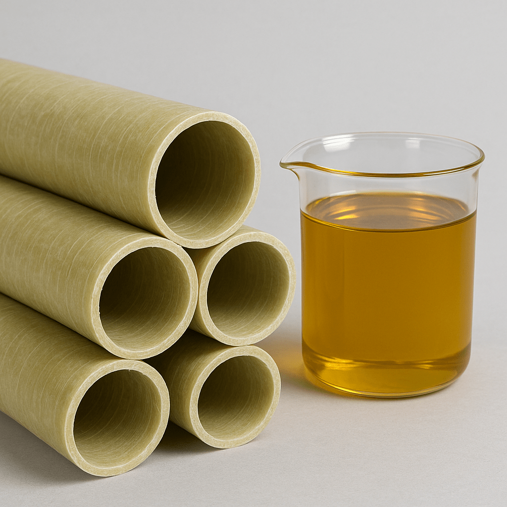 isophthalic resin for GRP pipe Orthophthalic Unsaturated Polyester Resin for GRP Pipes - تصویر 1