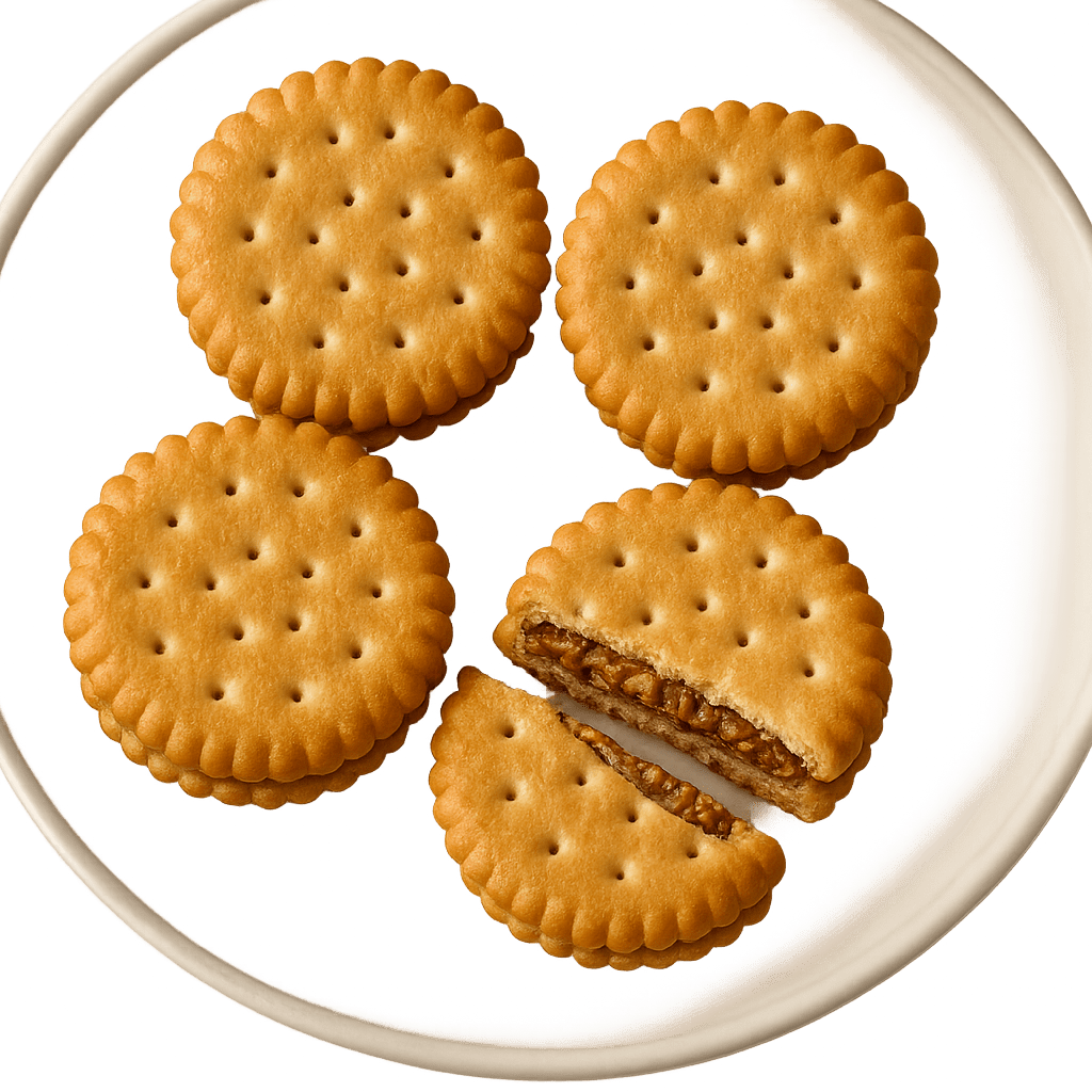 nut filled biscuits بسكويت محشو بالمكسرات - تصویر 1