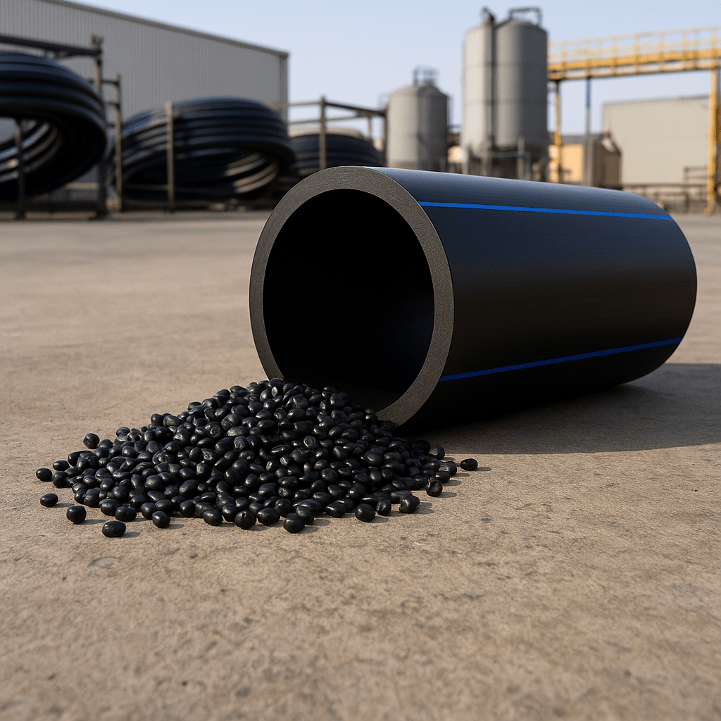 pipe grade pe compound Pipe Grade Polyethylene Compound - تصویر 1