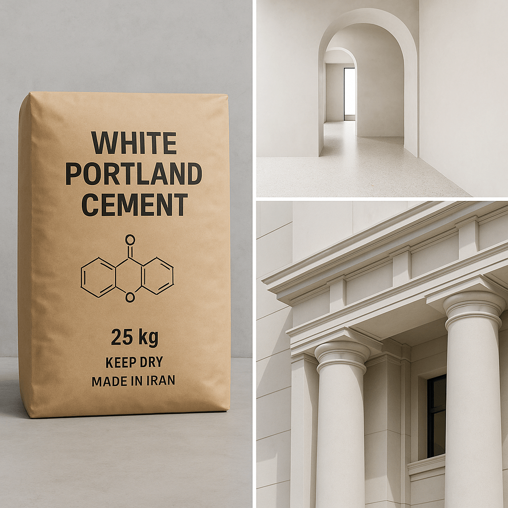 white cement الأسمنت البورتلاندي الأبيض - تصویر 1