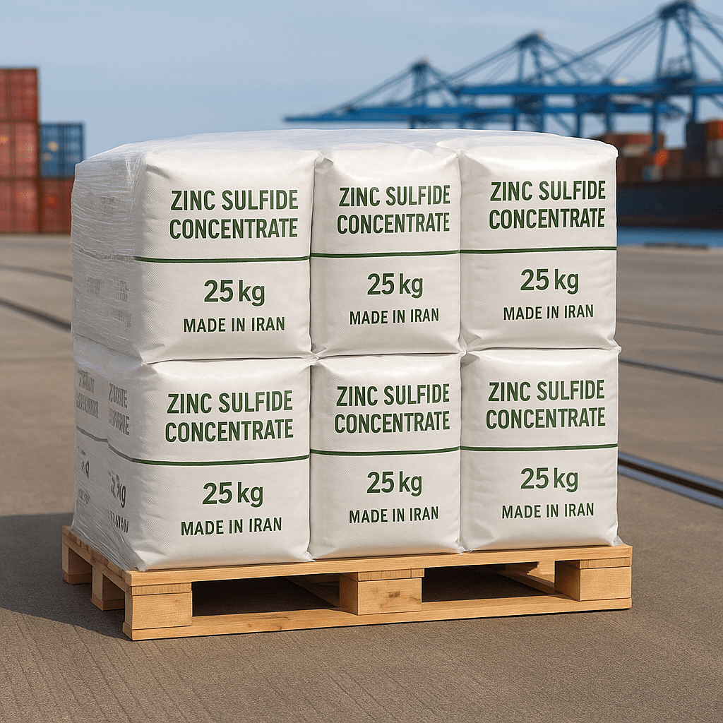 zinc sulfide concentrate تركيز كبريتيد الزنك - تصویر 1