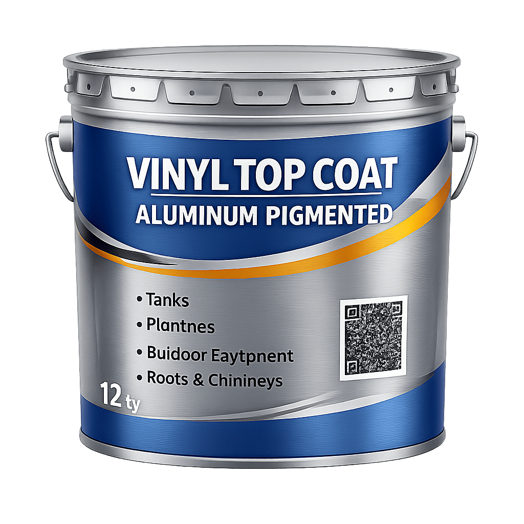 aluminum pigmented vinyl top coat دهان فينيل نهائي مُصبَّغ بالألمنيوم - تصویر 1