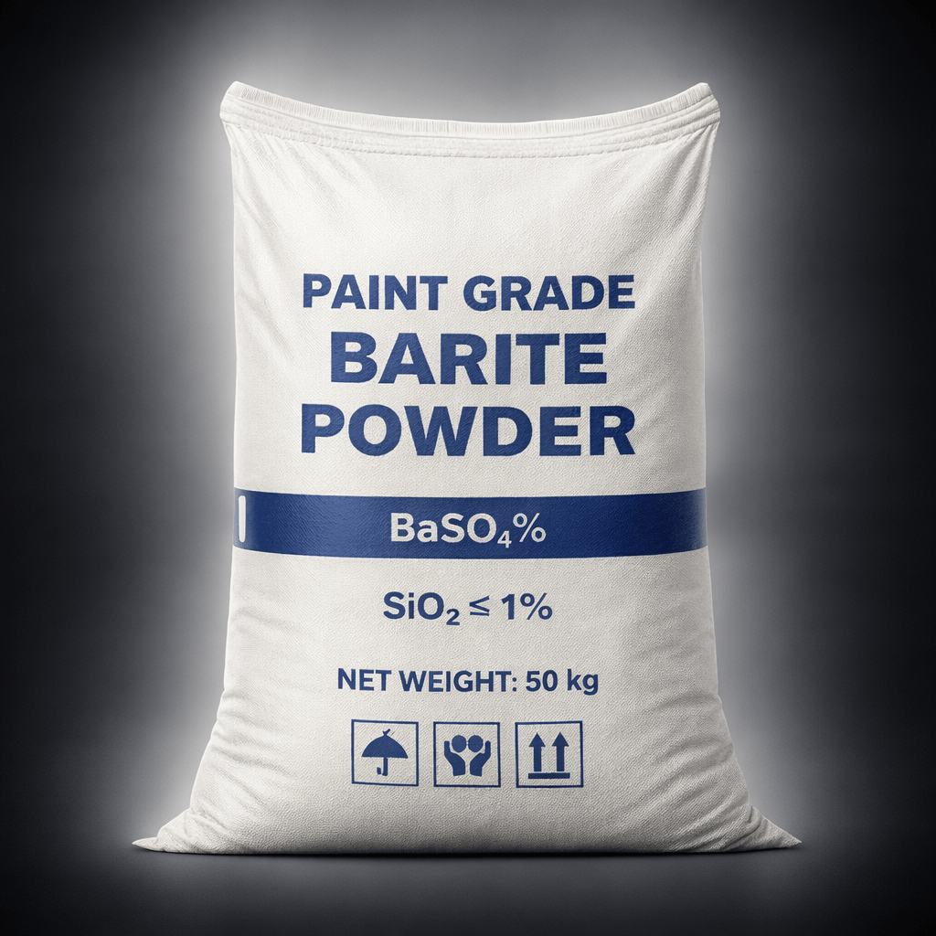 paint grade barite powder مسحوق الباريت – درجة الدهانات - تصویر 1