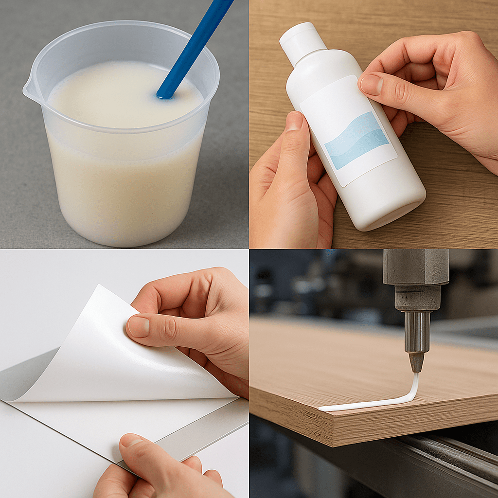 water based acrylic adhesive اللاصقات الأكريلية القائمة على الماء - تصویر 1