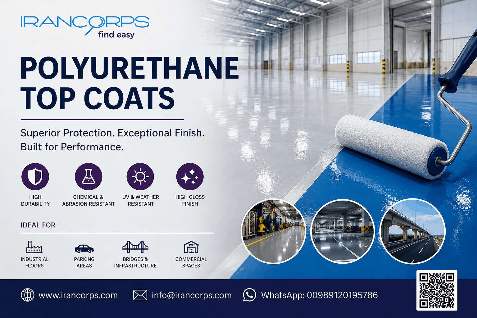 Polyurethane Top Coat supply from Iran