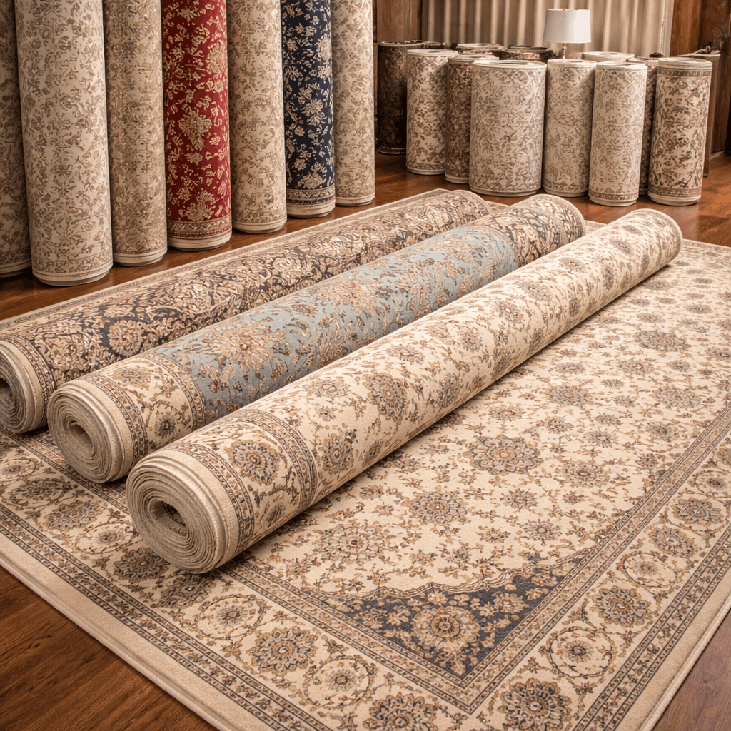 1200 density carpet Machine Made Iranian Carpet - 1200 Pile Density - Image 1
