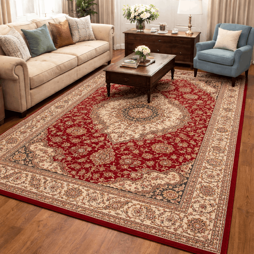 700 density carpet Machine Made Iranian Carpet - 700 Pile Density - Image 1