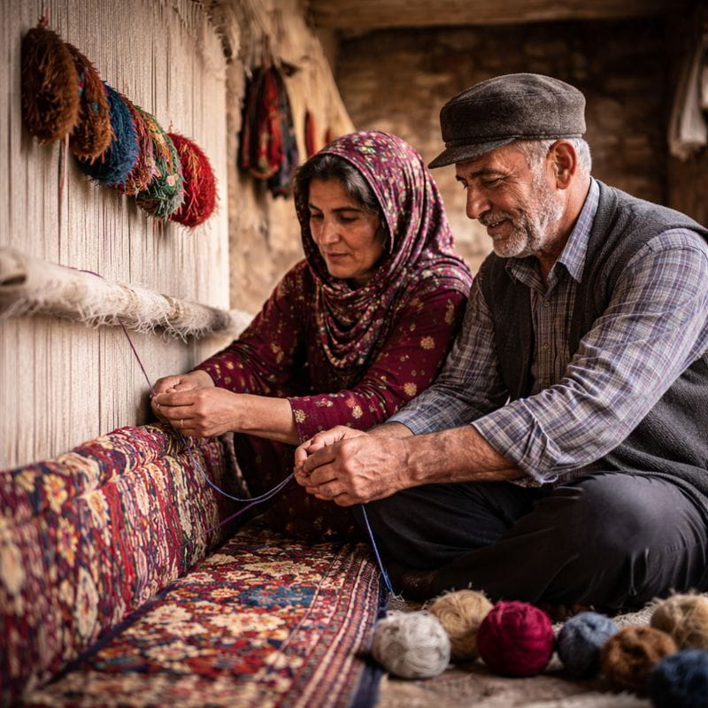 Iranian handmade Village rug Iranian Village Handmade Rugs - Image 1