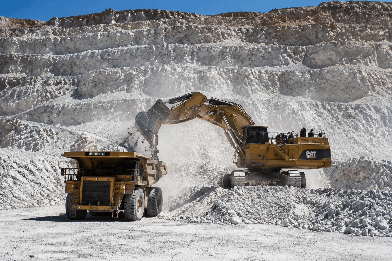 Talc mine in Iran