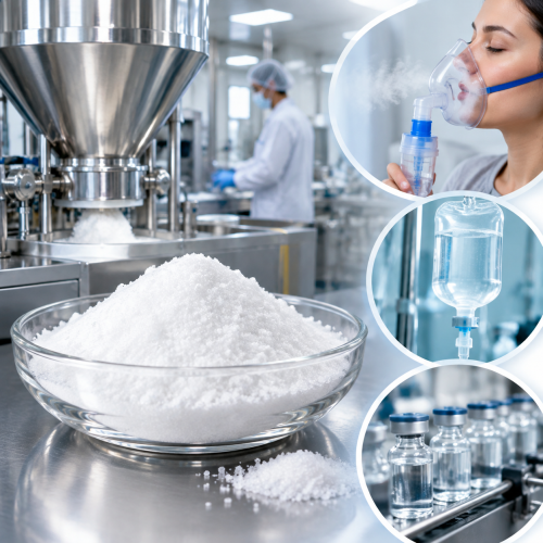 inhalation grade sodium chloride supply from Iran