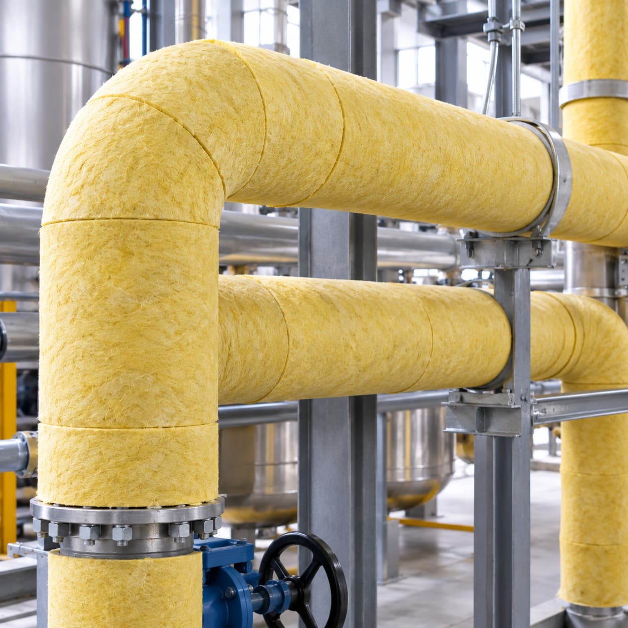 Glass wool pipe section supply Iran